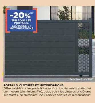 portails, clôtures et motorisations