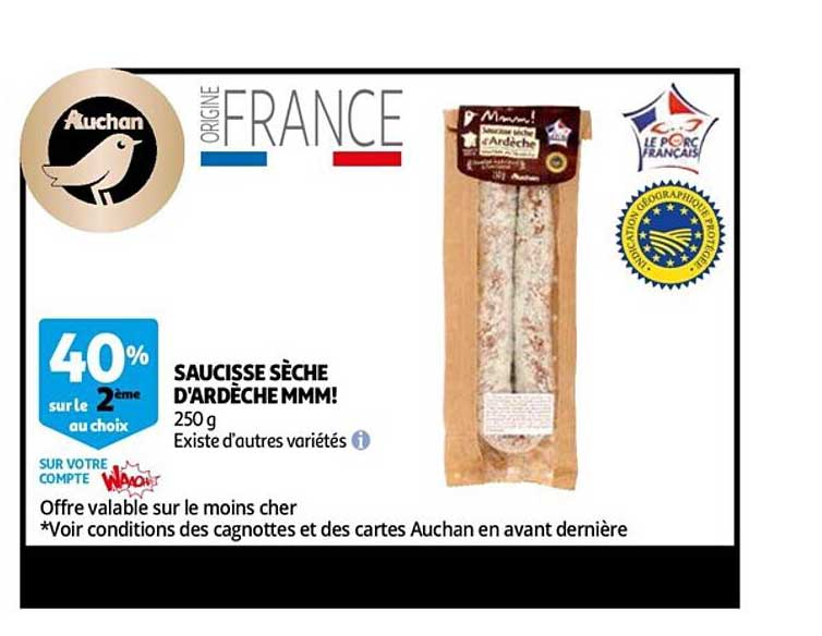 saucisse sèche d'ardèche mmm!