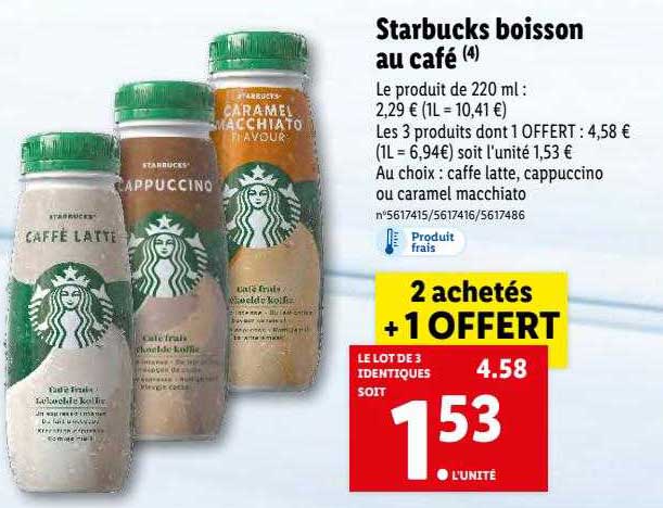 Starbucks Boisson Au Café