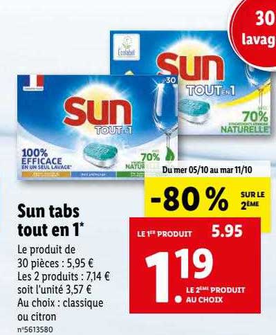 sun tabs tout en 1