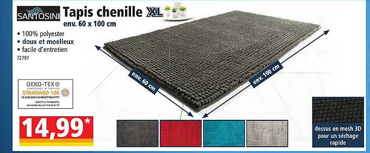 Tapis Chenille Xl Santosini