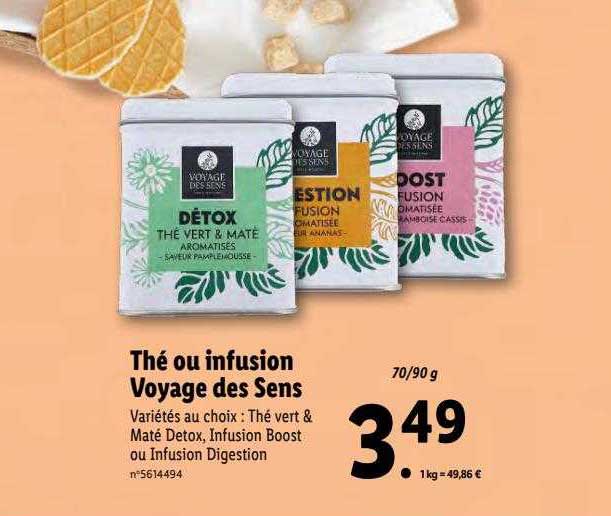 thé ou infusion voyage des sens
