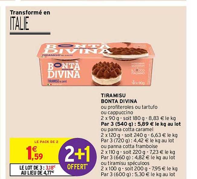 tiramisu bontà divina