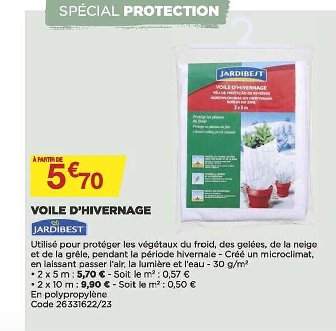 voile d'hivernage jardibest
