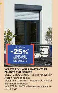 volets roulants, battants et pliants sur mesure