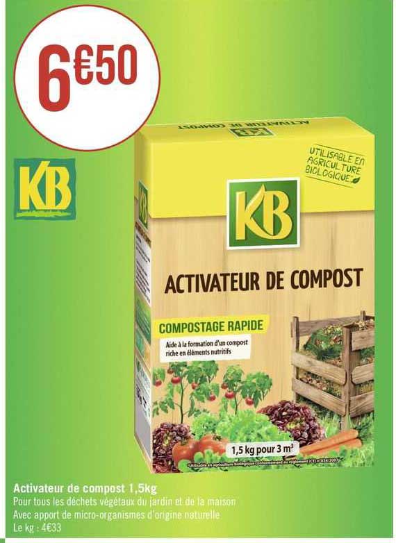 activateur de compost 1,5 kg kb