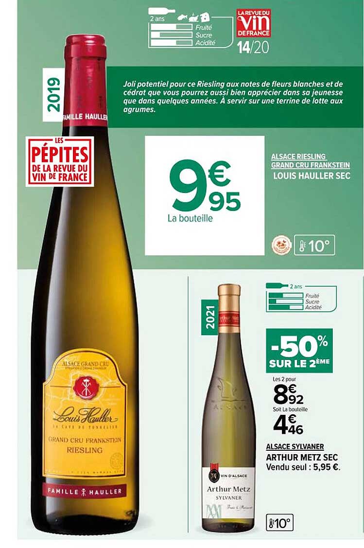 alsaces sylvaner arthur metz sec