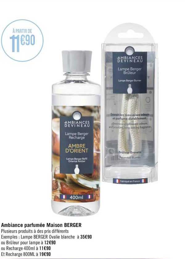 ambiance parfumée maison berger