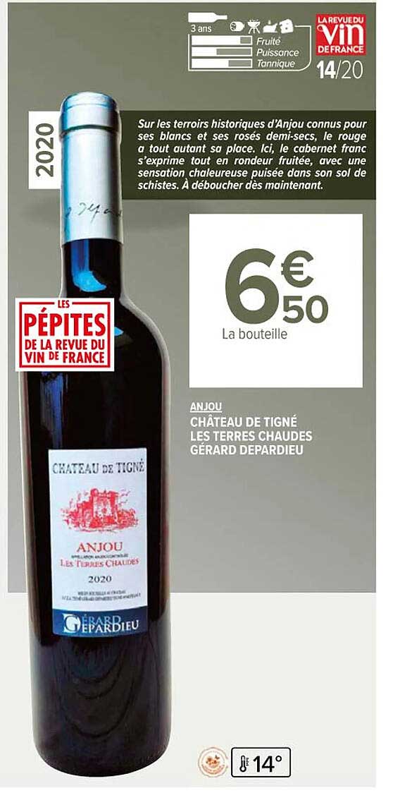 anjou château de tigné les terres chaudes gérard dépardieu