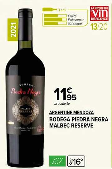 argentine mendoza bodega piedra negra malbec reserve