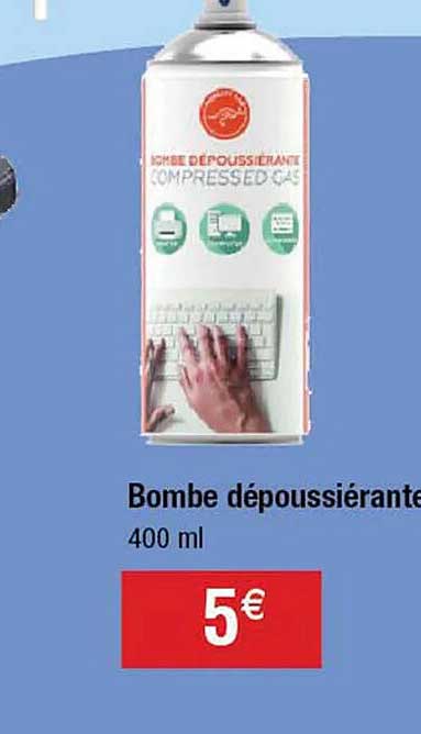 bombe dépoussiérantes
