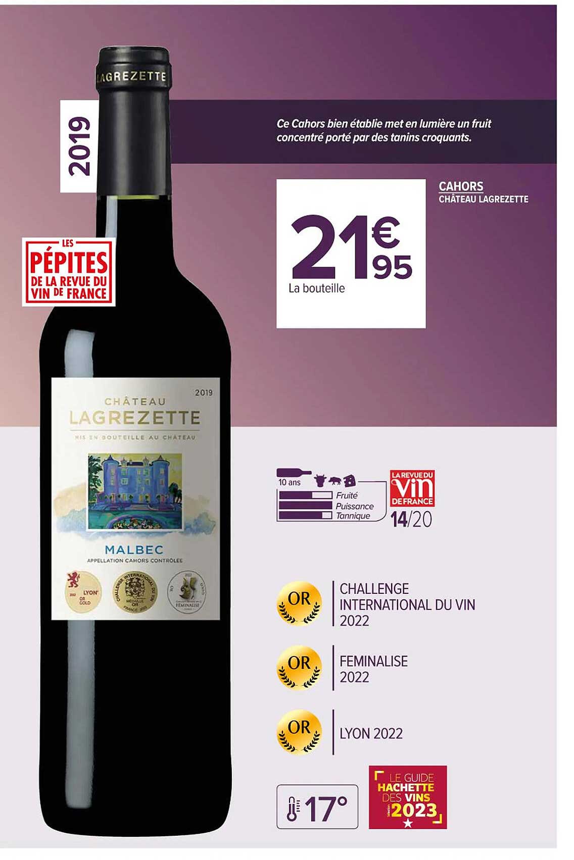 cahors château lagrezette