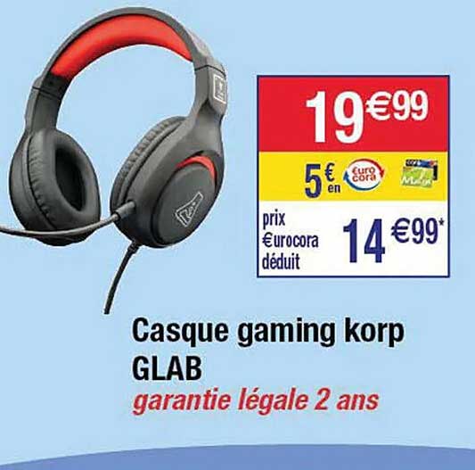 casque gaming korp glab