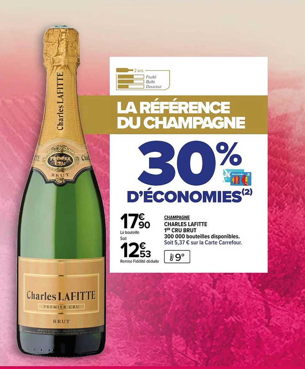 champagne charles lafitte 1er cru brut 300 000 bouteilles disponibles