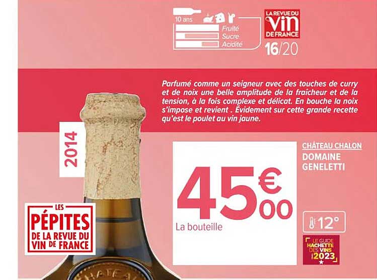 château chalon domaine geneletti