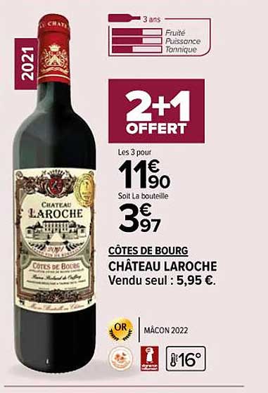 côtes de bourg château laroche