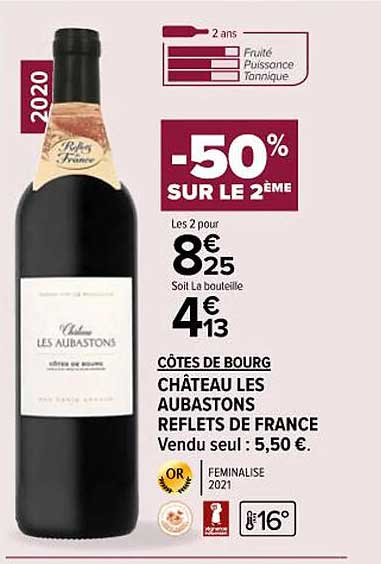 côtes de bourg château les aubastons reflets de france