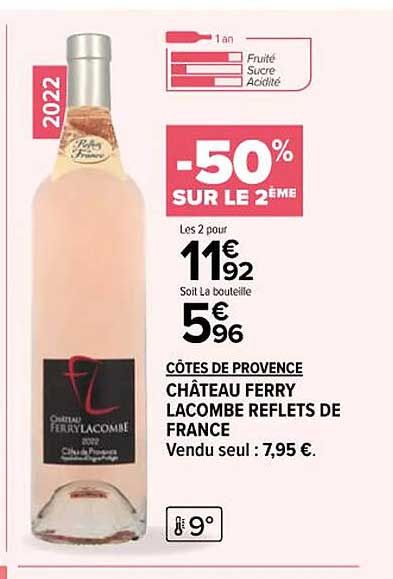 côtes de provence château ferry lacombe reflets de france