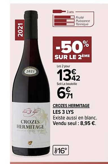 crozes hermitage les 3 lys