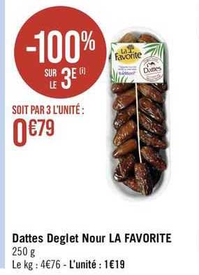 dattes deglet nour la favorite