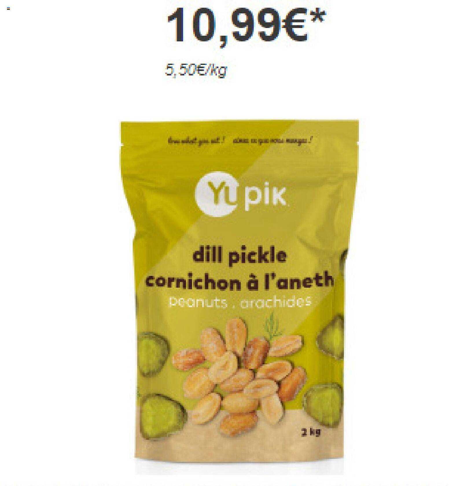 dill pickle cornichon à l'aneth