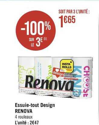 essuie-tout design renova