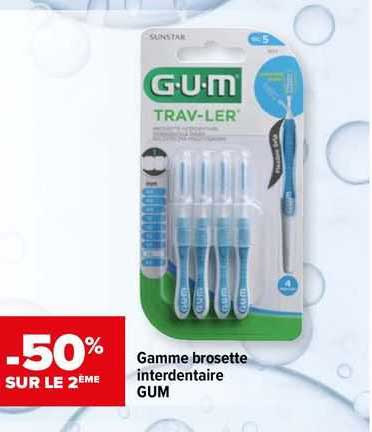 gamme brosette interdentaire gum