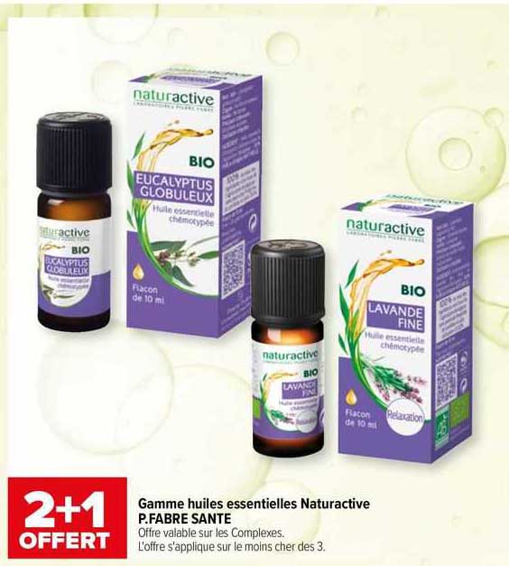 gamme huiles essentielles naturactive p.fabre sante