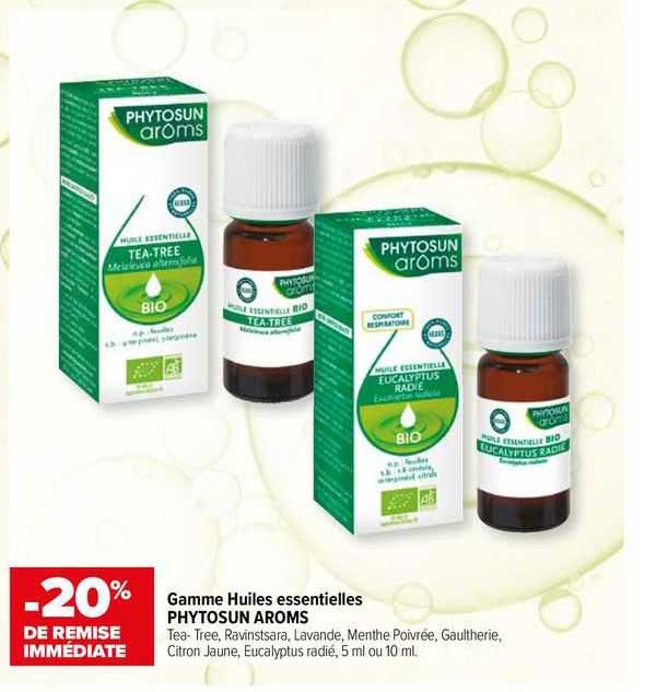 gamme huiles essentielles phytosun aroms