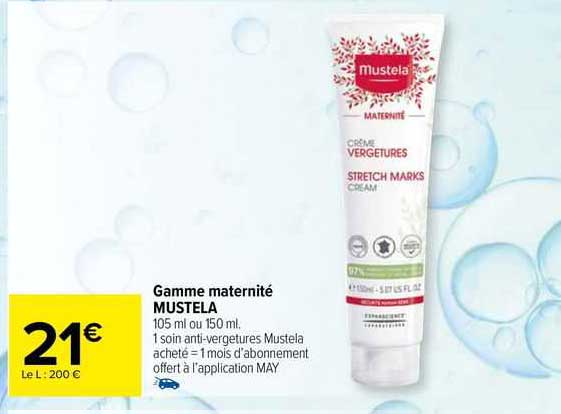 gamme maternité mustela