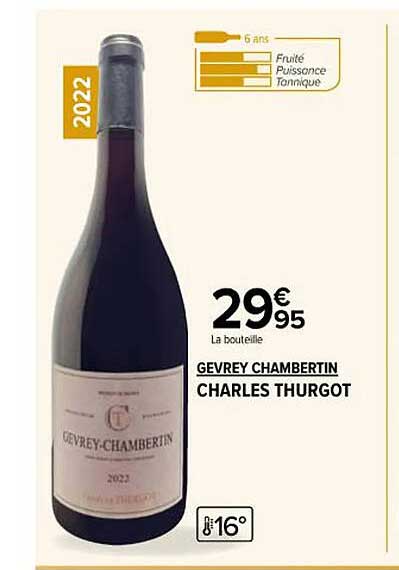 gevrey chambertin charles thurgot