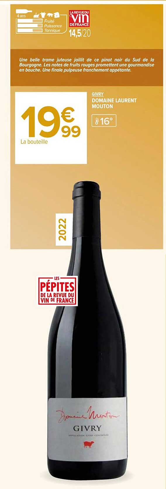 Givry Domaine Laurent Mouton