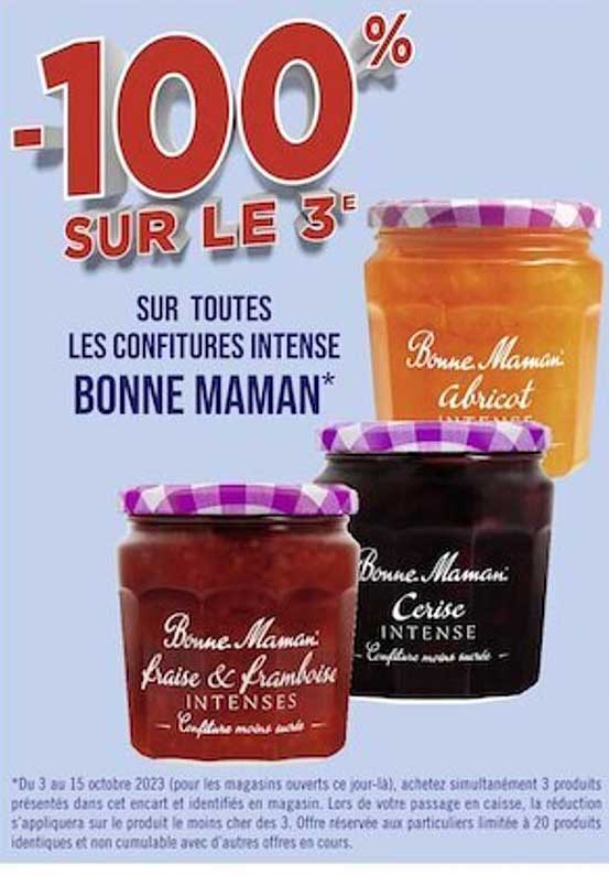 Les Confitures Intense Bonne Maman