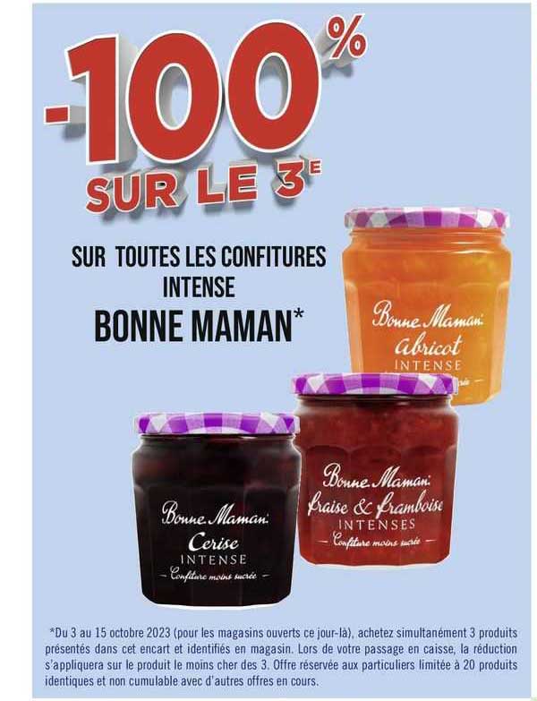 Les Confitures Intense Bonne Maman