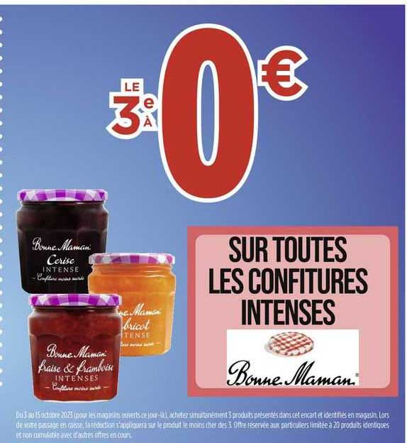 les confitures intenses bonne maman