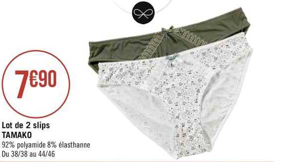 Lot De 2 Slips Tamako