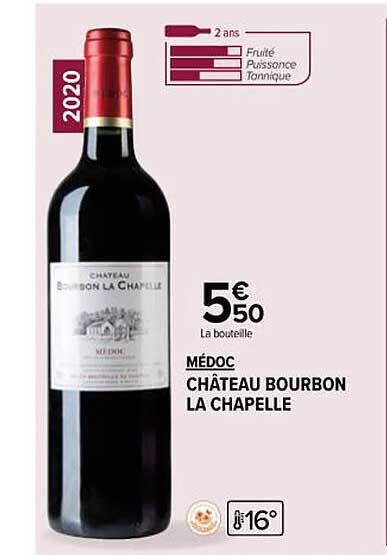 médoc château bourbon la chapelle