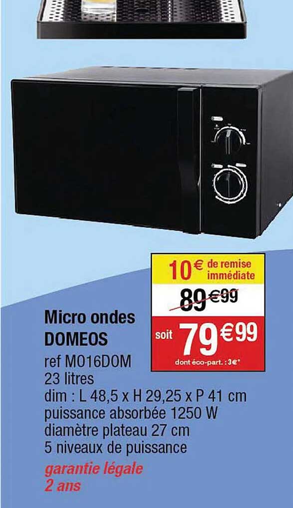 micro ondes domeos
