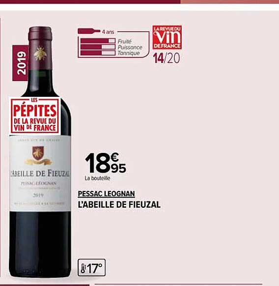 pessac leognan l'abeille de fieuzal