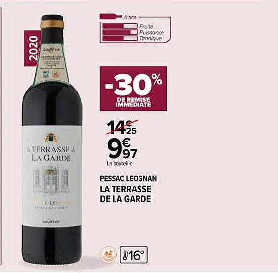 pessac leognan la terrasse de la garde