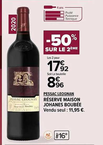 pessac leognan réserve maison johanes boubée