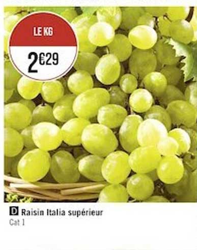 Raisin Italia Supérieur
