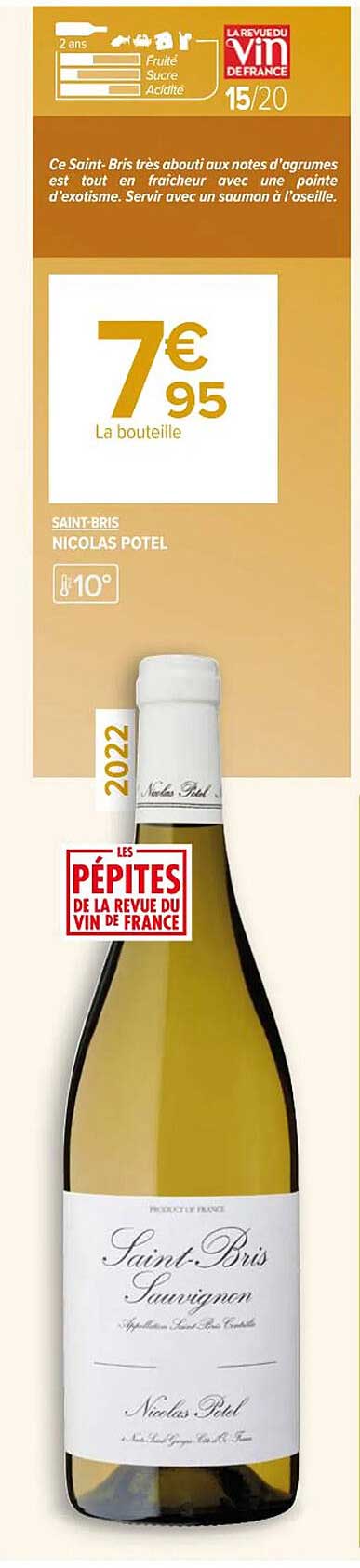 saint-bris nicolas  potel sauvignon