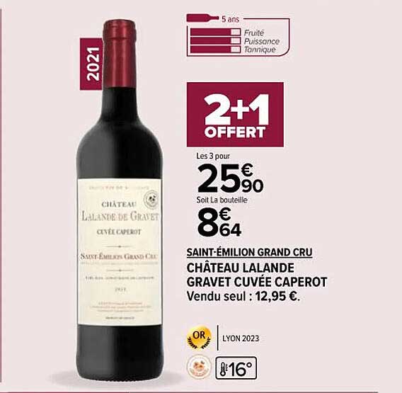 saint-émilion grand cru château lalande gravet cuvée caperot