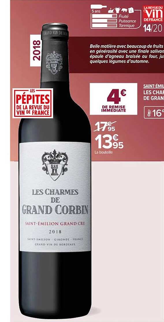 saint-émilion grand cru les charmes de grand corbin