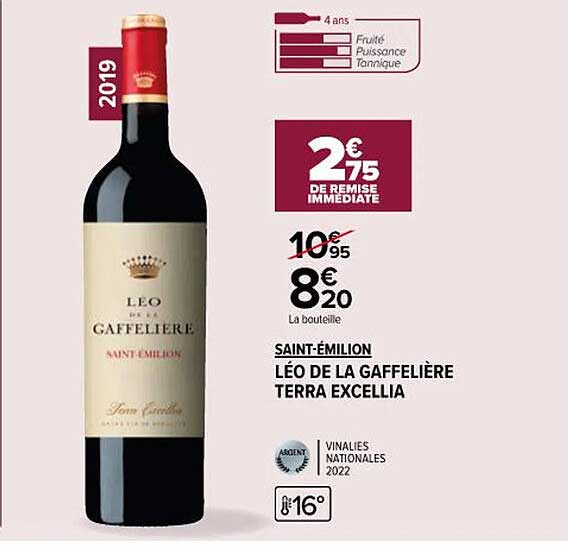 saint-émilion léo de la gaffelière terra excella