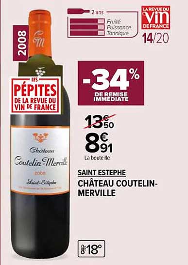 saint estèphe château coutelin-merville