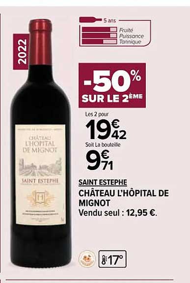 saint estèphe château l'hôpital de mignot