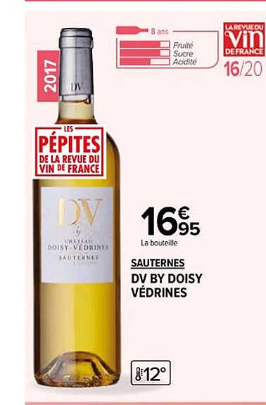 Sauternes Dv By Doisy Védrines