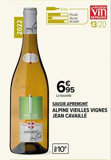 savoie apremont alpine vieilles vignes jean cavaillé